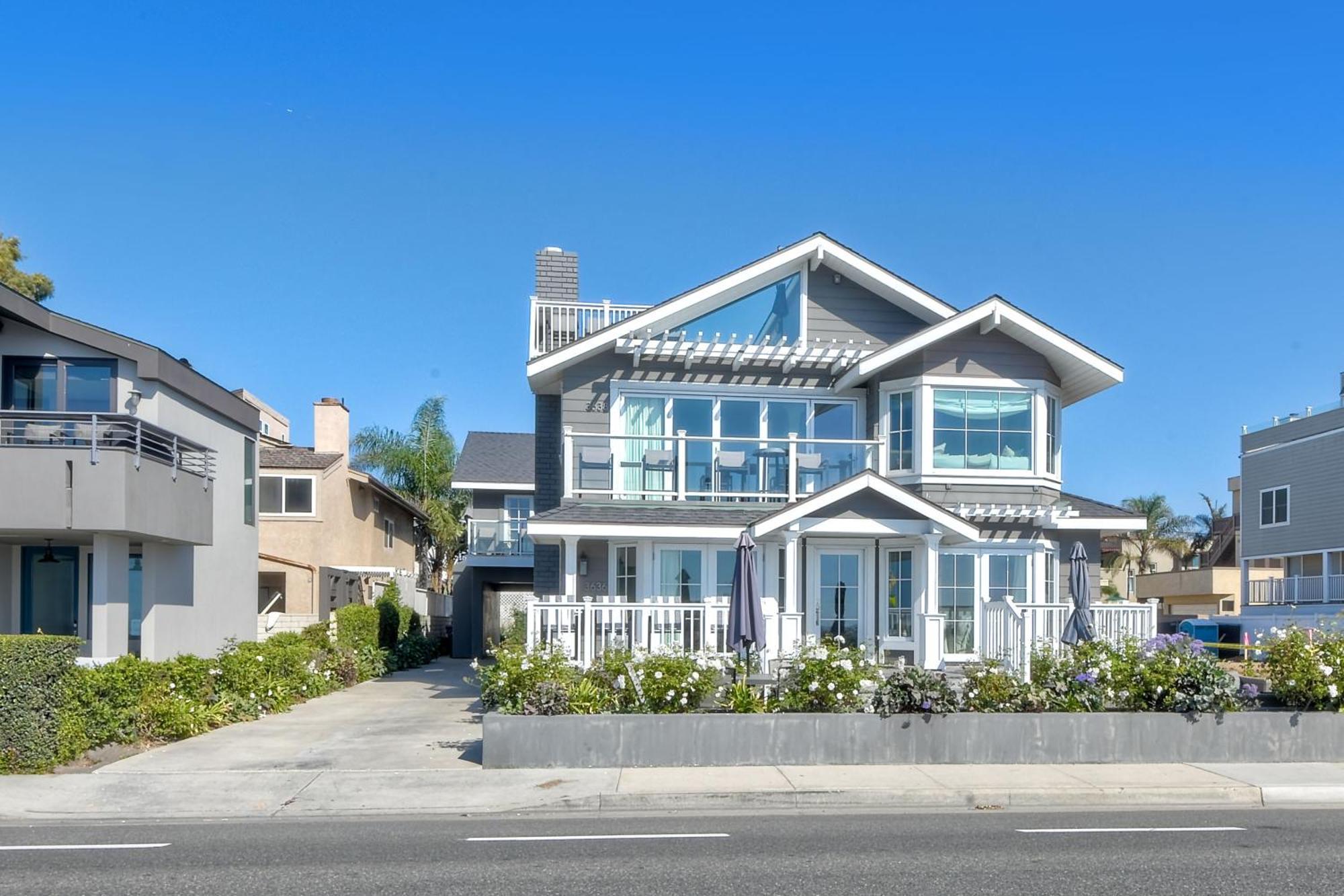 Luxury Ocean Views - 6 Bedroom Home - Steps To Sand カールスバッド エクステリア 写真